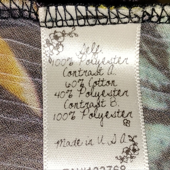 FRINGED FLORAL CHIFFON DRESS - Picture 2 of 9